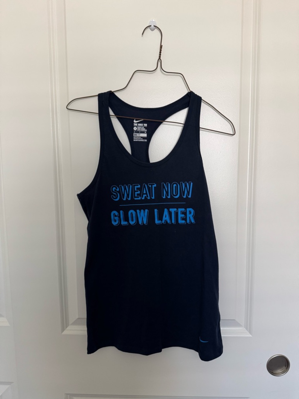 Nike Navy Racerback Tank